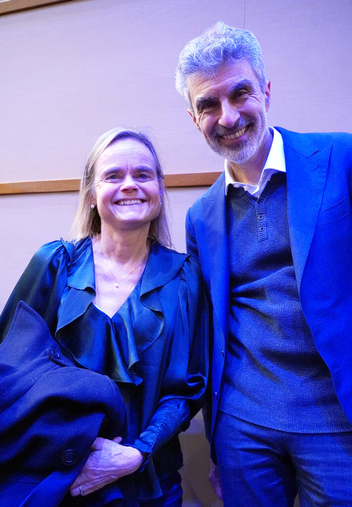 Kjersti Aas og Yoshua Bengio